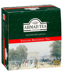 Чай "Ahmad English Breakfast" 100 пакетиков *2