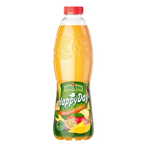 Сокосодержащий напиток Fruktomania Happy day Мультифрукт 0,5 литра, 12 шт от магазина Одежда+