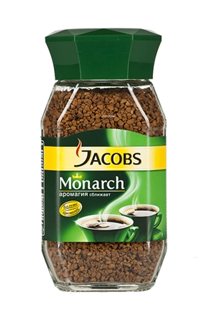 Растворимый кофе "Jacobs Monarch" 95 гр. (стекло)