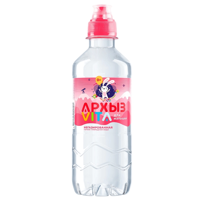 Вода "Архыз Vita" для малышей, 0.33 литра, негаз., ПЭТ, 12 шт.уп