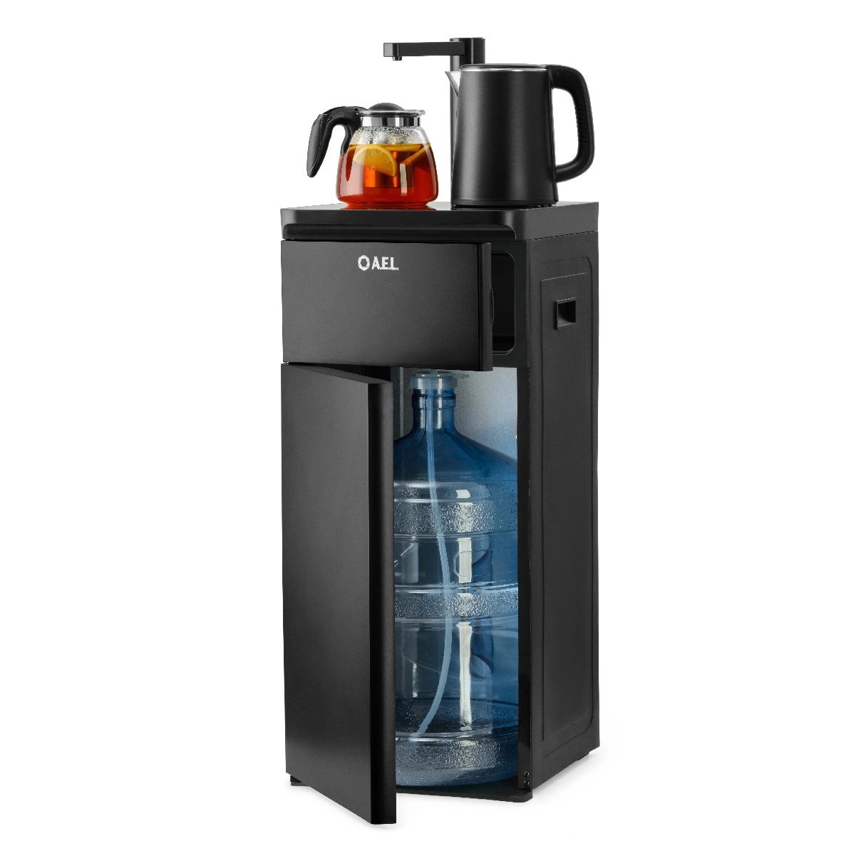 Кулер с чайным столиком Тиабар LK-AEL-53a black